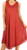 Sakkas 1051 Everyday Essentials Caftan Dress/Cover Up - A-Red - OS