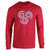 Air Symbol Element Japanese Anime Red L Full Long Sleeve Tee T-Shirt