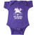 inktastic My Nana Loves Me Unicorn Infant Creeper 12 Months Purple