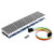 Wangdd22 MAX7219 Dot Matrix Module For Arduino Microcontroller 4 In 1 Display with 5pin Line (Blue)