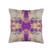 Colorful Bohemian Boho Chic Abstract Art Pattern Decorative Purple Cross Mandala Look Hippie Style Design Throw Pillow- 16x16- Multicolor