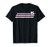 Hello Kitty Nerd Glasses Retro Stripe Tee Shirt