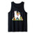Happy Easter Bunny Llama Bringing Easter Egg Basket kids boy Tank Top