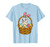 Happy Easter Cute Bunny In Basket With Easter Eggs T-Shirt