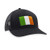 Irish Flag Hat  Ireland Trucker Hat Baseball Cap Snapback Golf Hat -Black-