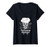 Womens Culinary Badass Gift for a Kitchen Chef V-Neck T-Shirt