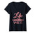 Womens Life is what you bake it Funny Cooking lover Kitchen gift V-Neck T-Shirt