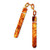 Nunchucks - Vinyl Decal Sticker - 8.5inch x 17inch - Orange Flames
