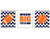 Sports Nursery Wall Art- Baby Boy Nursery- Football- Baseball- Dream Big LIttle Man Quote- Navy Blue Orange- Chevron Print- Boy Room Decor