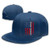 Us Postal Worker Flag Solid Flat Bill Snapback Hip Hop Hat Baseball Cap for Men  and  Women Navy