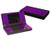 Poppin Purple Vinyl Decal Faceplate Mod Skin Kit for Nintendo DSi -DSi- Console by System Skins