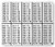 Mathematics Classroom Mouse Pad School Calculation Table of Multiplication Algebra Study Chart Count Rectangle Non-Slip Rubber Mousepad Standard Size Black White
