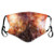 Comfortable Windproof mask?Outer Space?Nebula Gas Cloud in Deep Outer Space Galaxy Expanse Milky Way Print-Burnt Orange Black?Printed Facial decorations for Adult