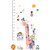 QINQIHWD Height Chart Wall Sticker- Removable Growth Wall Decal- Cute Giraffe Height Growth Measure Sticker for Kids Nursery Bedroom Living Room Decoration