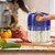 Mini Garlic Chopper Electric Vegetable Chopper-250ml Food Processor Wireless Slicer Mincer Masher Blender for Meat/Garlic/Chili/Vegetables/Onions/Nuts/Pepper/Ginger/Salad -Blue-
