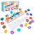 BAKAM Wooden Sorting  and  Stacking Building Blocks Toys- Color  and  Shape Recognition Puzzle Game with 24 Flash Card- Montessori Educational Toys Gifts for Toddlers