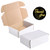 MUKOSEL 9x6x2 Inches White Shipping Boxes 25 Piece- Recyclable Kraft Corrugated Cardboard Boxes Literature Mailer for Mailing Packing with 2 Inch Thank You Stickers