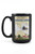 Lantern Press Mackinac- Michigan- Old Mackinac Point Lighthouse- Nautical Chart -15oz Black Ceramic Mug- Dishwasher and Microwave Safe-