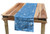 Ambesonne Eye Chart Table Runner- Hand Drawn Solution and Group of Optometry for Correct Vision Print- Dining Room Kitchen Rectangular Runner- 16inch X 90inch- Azure Blue and White