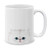 MUGBREW Snow White Persian Cat Ceramic Coffee Gift Mug Tea Cup, 11 OZ