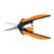 Softouch Micro-Tip Pruning Snip- Non-Coated Blades- Orange/Black