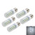 Welsun LED BULBS E27 6W 400-450LM 6500K/3000K 48-5730 SMD Warm/Cool White Light LED Corn Bulb -AC 220~240V- 5pcs -Beam Angle - 270- Color - White-Warm White-