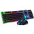 Arinda Wired Gaming Keyboard and Mouse Set Colorful LED Backlit USB Gaming Keyboard Mouse for Laptop PC Gamers