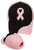 Pink Ribbon Baseball Cap Breast Cancer Awareness Black Hat