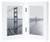 Frametory, 5x7 Inch Hinged Picture Frame with Glass Front - Made to Display Two 5x7 Inch Pictures, Stands Vertically on Desktop or Table Top (5x7 Double, White)