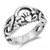 Celtic Trinity Knot Claddagh Heart Ring New .925 Sterling Silver Band Size 5