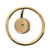 Creative Co-Op Metal Hook- Brass Finish Wall Decor