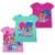 Nickelodeon Shimmer and Shine Girls and Toddlers 3-Pack T-Shirts- Pink- 6X