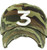 ALLNTRENDS Adult Dad Hat Chance 3 Dad Hat Embroidered Cool Hot Cap -Camo-