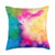 YO Design Gift Abstract Art Colorful Pattern Yellow Pink Blue Throw Pillow- 18x18- Multicolor