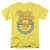 Popfunk Wonder Woman Officially Licensed Adults-Unisex T-Shirt  and  Stickers -Medium- Yellow