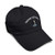 Custom Soft Baseball Cap Penguin B Embroidery Animals Ocean  and  Sea Life Twill Cotton Dad Hats for Men Women Buckle Closure Black Personalized Text Here