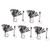 Colaxi 100PCS 1/150 N Scale Model Railway Train Lamp Plastic Lights for Model Park Garden Diorama Accessory