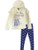 Disney Frozen Queen Elsa Big Girls Ruffled Sleeves Hooded Legging Set White 7-8