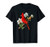 Northern Red Cardinal Perch On A Branch.Red Cardinal Bird T-Shirt