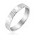 AeraVida Handcrafted Hammer Marks Textured Band Sterling Silver Ring -7-