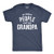 Mens My Favorite People Call Me Grandpa Tshirt Funny Fathers Day Tee for Guys -Heather Navy- - 5XL