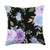 Floral Pattern Roses Women Flowers Girls Gift Idea Purple Flower Floral Pattern Women Girl Gift Vintage Rose Throw Pillow- 18x18- Multicolor