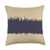 Grey  and  Gold Publishing Modern Stripe Pattern Dark Purple Gray  and  Pastel Beige AEW513 Throw Pillow- 18x18- Multicolor