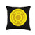 Green Lantern Yellow Symbol Throw Pillow- 16x16- Multicolor