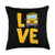 School Bus Driver Gifts Love School Bus Driver Schoolbus Busdriver Throw Pillow- 18x18- Multicolor