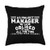 Funny Project Manager Saying Designs Funny Project Manager Quote Obliged To Think Throw Pillow- 18x18- Multicolor