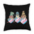 Trans-gender Cloths Gift Trans Pride LGBT-Q Ally Gnomes Trans-gender Pride Flag Heart Garden-ing LGBT-Q Ally Throw Pillow- 18x18- Multicolor