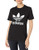 adidas Originals-womens-Trefoil Tee-Black-Small