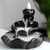 Lotus Leaf Backflow Incense Holder, Ceramic Handcrafted Backflow Incense Burner with 10PCS Incense Cones for Home Decor Yoga