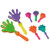 US Toy Company 3539 Jumbo Hand Clappers - Pack of 12
